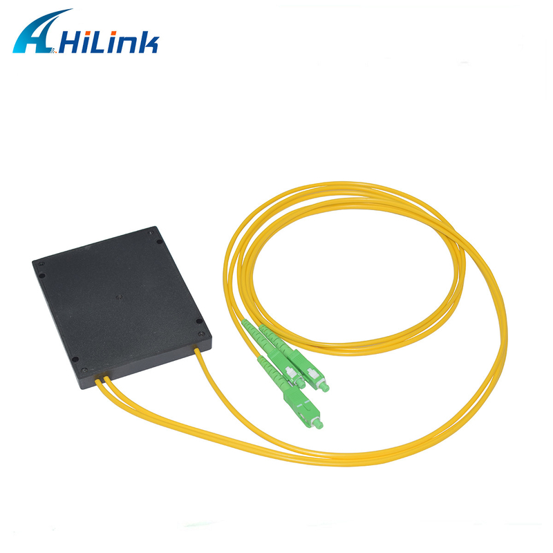 tipo conectores ópticos del paquete del ABS 1X2 del solo modo SC/APC del divisor del PLC
