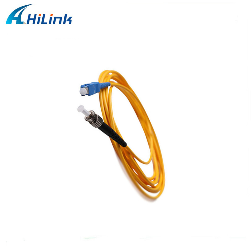 SC APC del cordón de remiendo de la fibra óptica de Hilink a ST APC SM OS2 a una cara 9/125 3.0M M LSZH