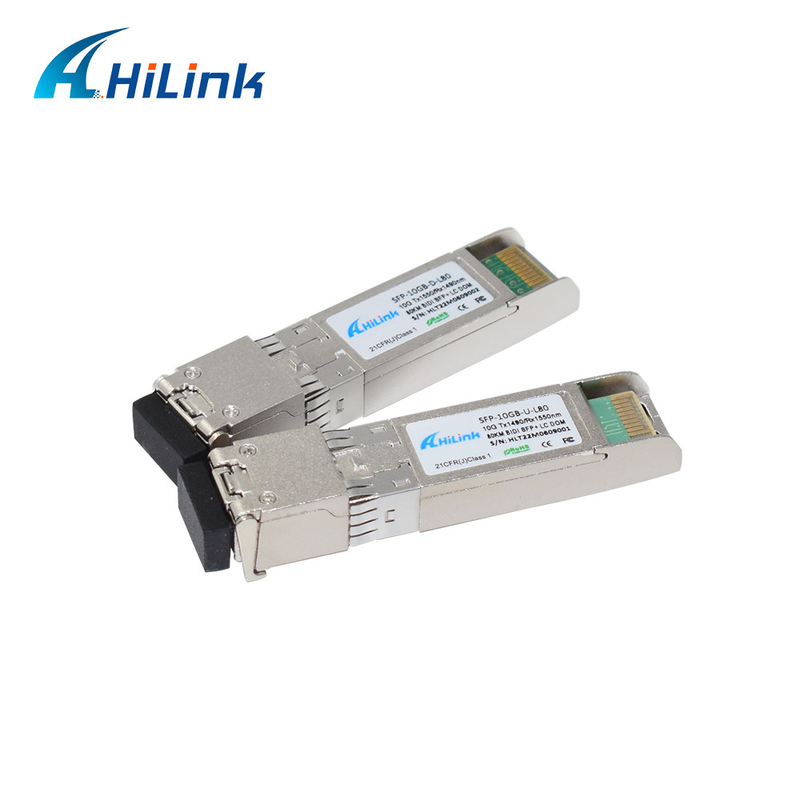 WDM LOS 80KM del módulo STM-64 OC-192 del transmisor-receptor de los 80KM 10G SFP+ EL 10G-ZR4-80KM SMF 1490nm/1550nm