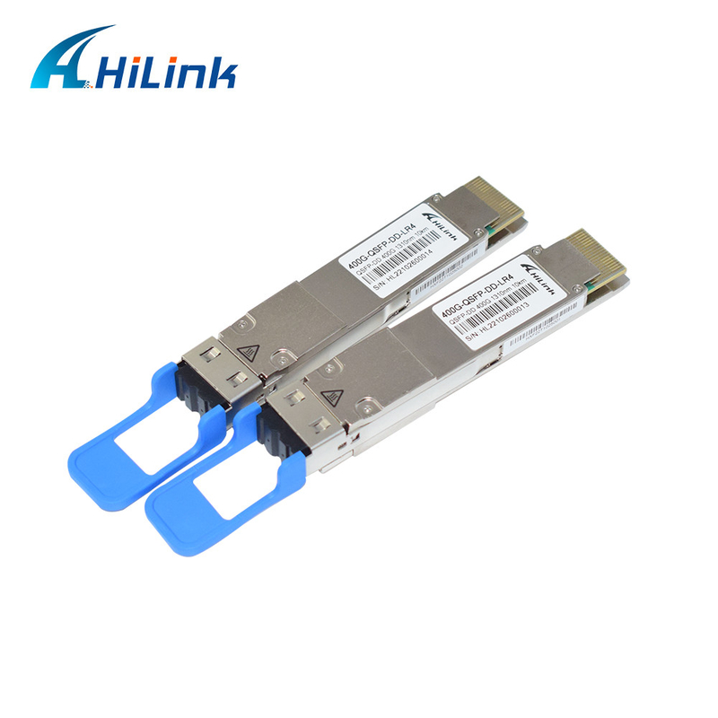 DD 400G LR4 EL 10KM del módulo QSFP del transmisor-receptor de la fibra óptica de SMF con el duplex LC de FEC DDM