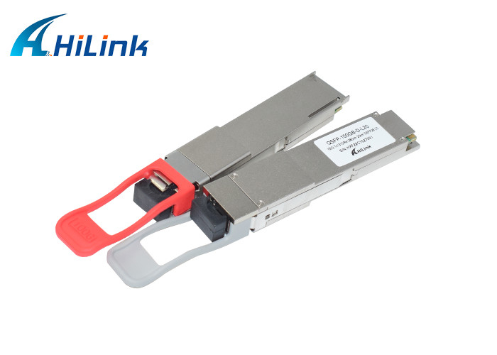 100GBASE - BX20 módulo de transceptor óptico QSFP28 LAN WDM 1280nm 1310nm 20km Transceptor LC Simplex