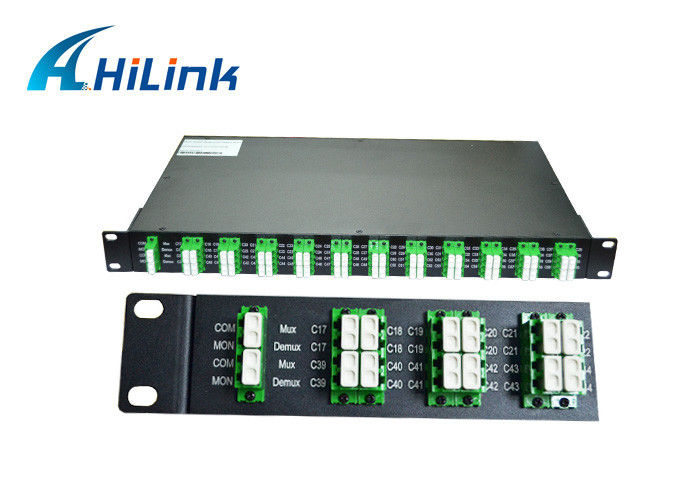 Tenga acceso a la red DWDM Mux Demux CH21 - CH60 40ch LC en 19' soporte de estante 1U
