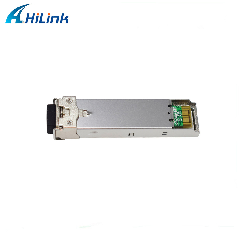 DOM del solo modo del módulo BIDI LC Conector RX1550nm del transmisor-receptor del gigabit 1.25GBASE el 120KM SFP+