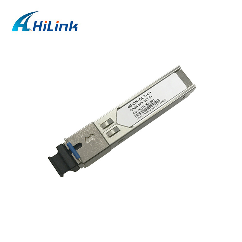 SC a una cara/UPC del módulo Tx1490nm 2.488Gbps Rx1310nm del transmisor-receptor de GPON OLT C+ los 20KM SFP