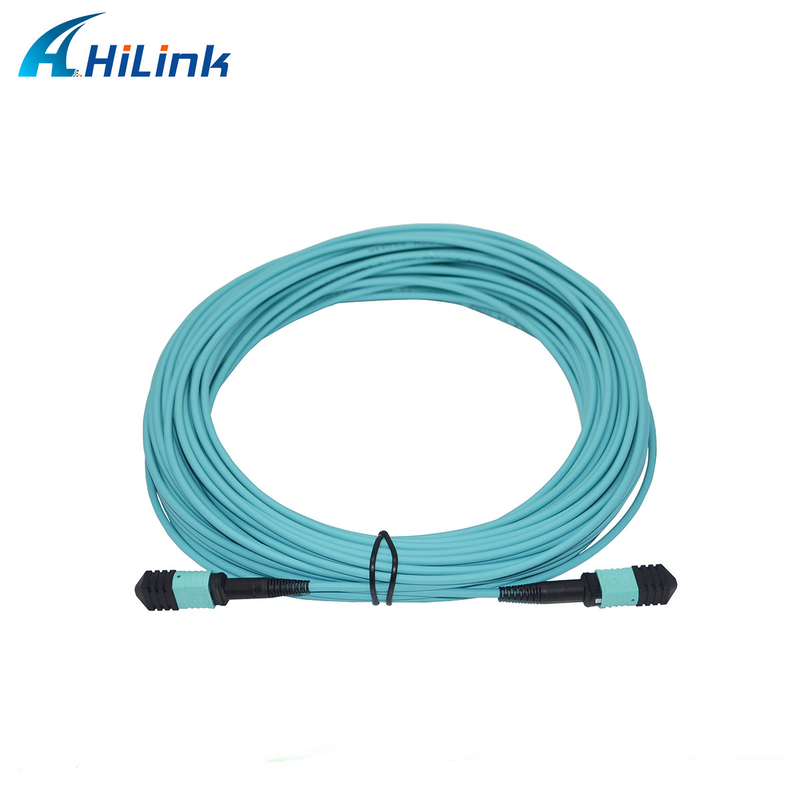 hembra con varios modos de funcionamiento del cable OM3 LSZH 3m m de la fibra de la base de los 20M MPO MPO 24