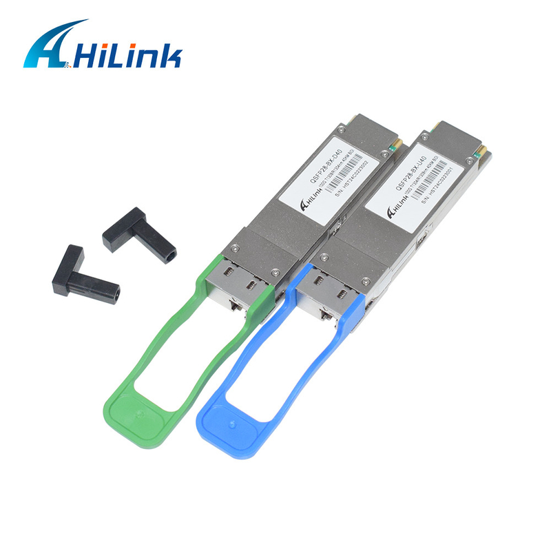 100G QSFP28 módulo de transceptor BIDI 40KM 1304/1309nm EML + APD QSFP28-BX-D40 Transceptor