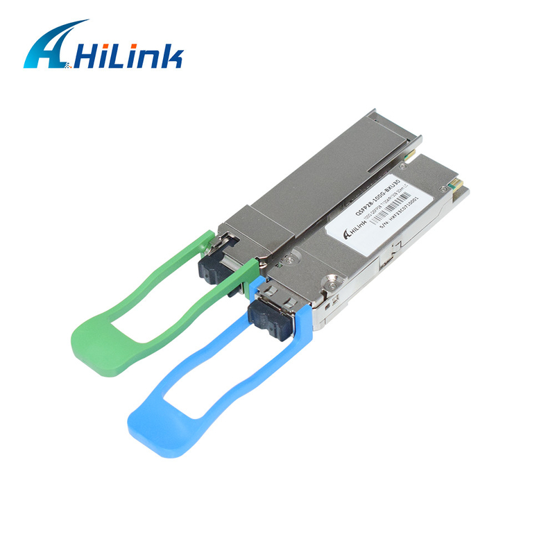 100GBASE-ER BIDI 40KM Simplex LC 1304/1309nm EML+APD Transceptor QSFP28-BX-D40 Transmisor de transmisión y transmisión