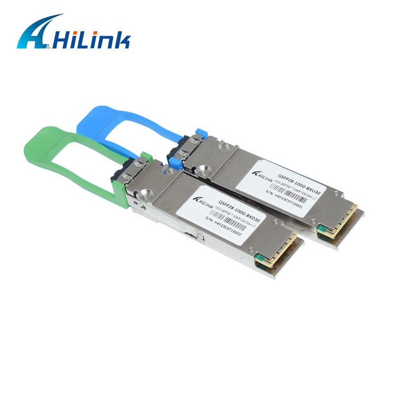 100G QSFP28 módulo de transceptor BIDI 40KM 1304/1309nm EML + APD QSFP28-BX-D40 Transceptor