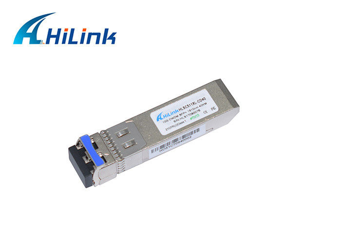10GBASE-ER se doblan transmisor-receptor del LC 10G 1510nm los 40km ER CWDM SFP+ para el establecimiento de una red 10G