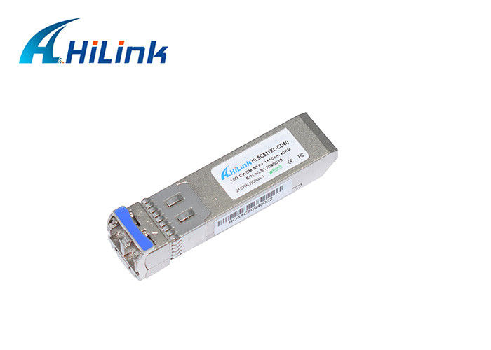 10GBASE-ER se doblan transmisor-receptor del LC 10G 1510nm los 40km ER CWDM SFP+ para el establecimiento de una red 10G