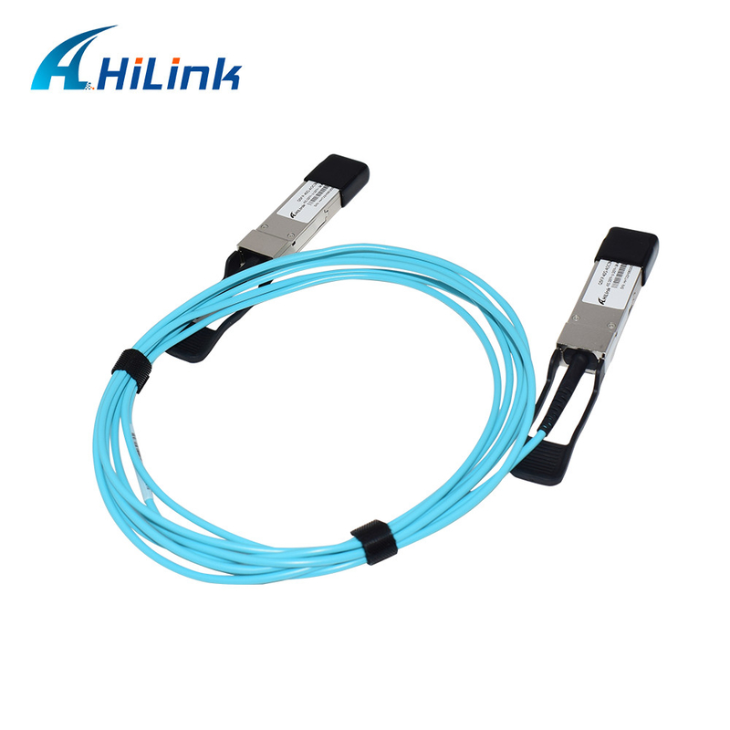 Cable óptico activo de 40GBASE 3M QSFP AOC OM3 OM4 QSFP+ a QSFP+ AOC 3M