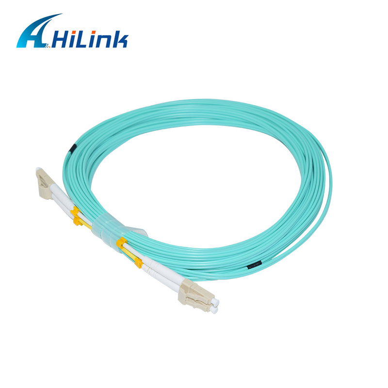 El cable de salto de fibra óptica de PVC 1-5M con cordón de parche LC/UPC-LC/UPC OM3 OM4 Duplex 2.0/3.0mm