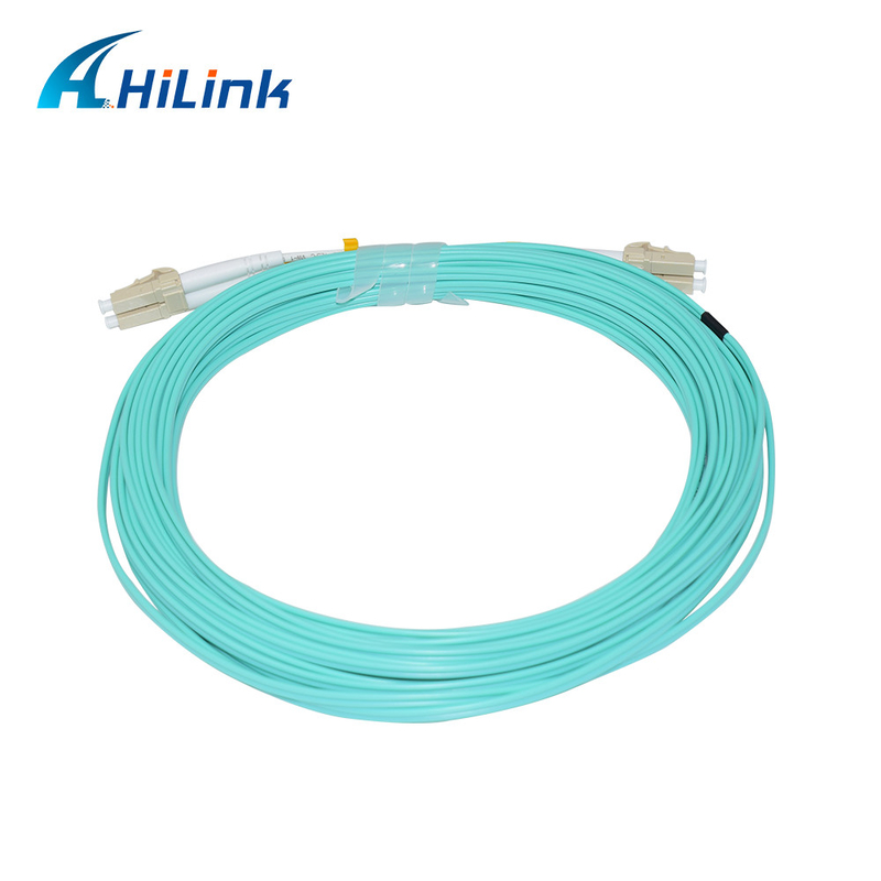 El cable de salto de fibra óptica de PVC 1-5M con cordón de parche LC/UPC-LC/UPC OM3 OM4 Duplex 2.0/3.0mm