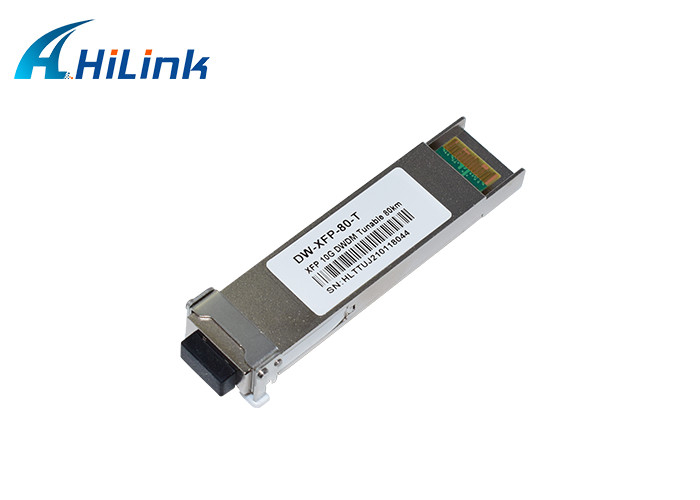 Transceptor Cisco 10G XFP compatible, XFP 10G ZR 1550nm 80km sintonizable con conector LC