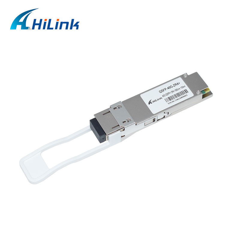 QSFP 40G ZR4 100KM 1550nm 40Gb/s QSFP+ Transceptor Duplex LC Módulo óptico DOM