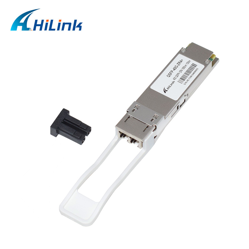 QSFP 40G ZR4 100KM 1550nm 40Gb/s QSFP+ Transceptor Duplex LC Módulo óptico DOM