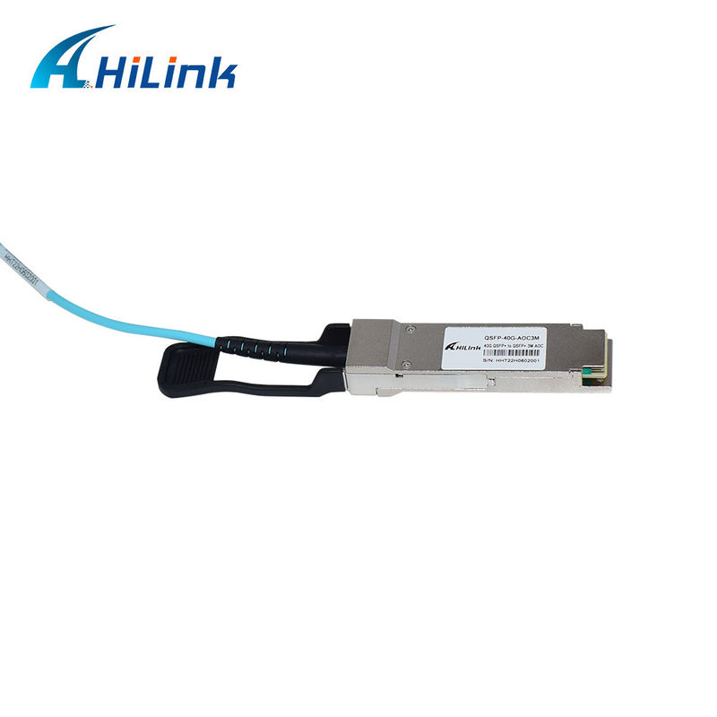 Cable de fibra activa de detector de fotos de 4 canales PIN para interconexiones de 40GBE y 10GBE