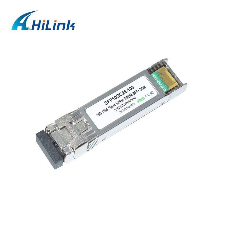 10G DWDM 100KM módulo de transceptor óptico para la transmisión de larga distancia 100GHz C Band Modulo óptico