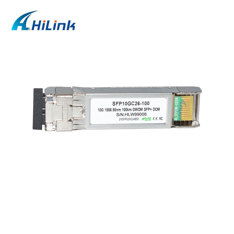 10G DWDM 100KM módulo de transceptor óptico para la transmisión de larga distancia 100GHz C Band Modulo óptico