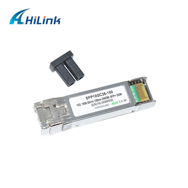 10G DWDM 100KM módulo de transceptor óptico para la transmisión de larga distancia 100GHz C Band Modulo óptico