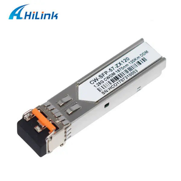 1.25G CWDM 120KM Transceptor CWDM-SFP 1570nm CWDM Óptica de color 1000BASE DOM LC SMF