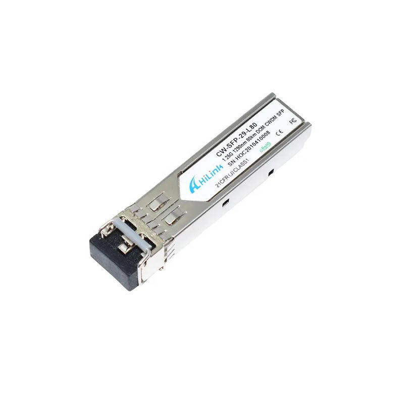 1000BASE-ZX Duplex LC 1.25G 1290nm 80km DOM CWDM SFP módulo de transceptor de modo único
