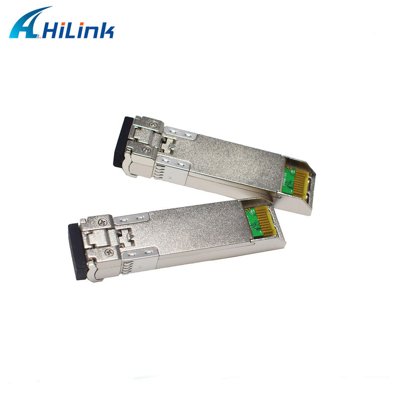 80KM Distancia SFP 10G SMF 1550nm ZR Duplex LC DDM Módulo óptico con transmisor EML