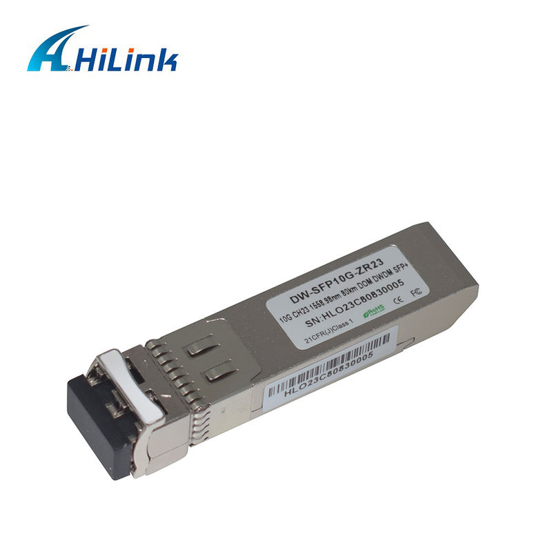 Módulo dual del transmisor-receptor del ZR DWDM SFP+ del LC C17-C61, transmisor-receptor de FC con la función de DDM
