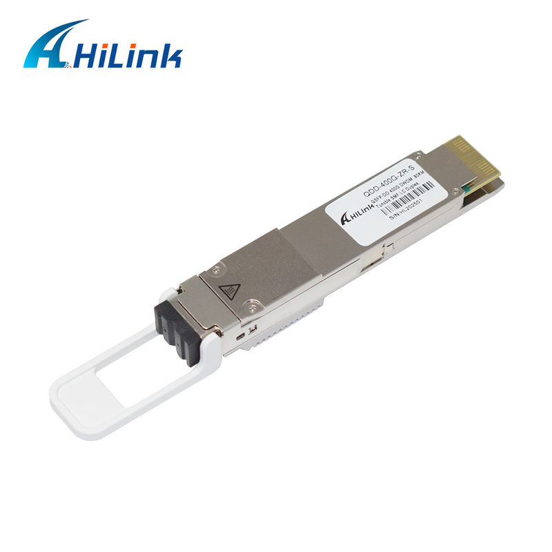 QSFP DD 400GBASE DWDM ZR 80KM módulo de transceptor QDD-400G-ZR-S DWDM sintonizable SMF LC DOM
