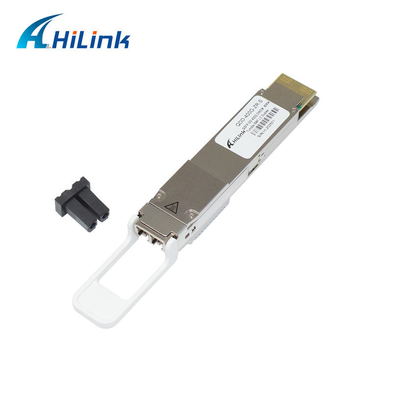 QSFP DD 400GBASE DWDM ZR 80KM módulo de transceptor QDD-400G-ZR-S DWDM sintonizable SMF LC DOM