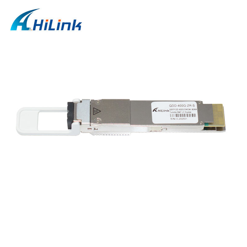 QSFP DD 400GBASE DWDM ZR 80KM módulo de transceptor QDD-400G-ZR-S DWDM sintonizable SMF LC DOM