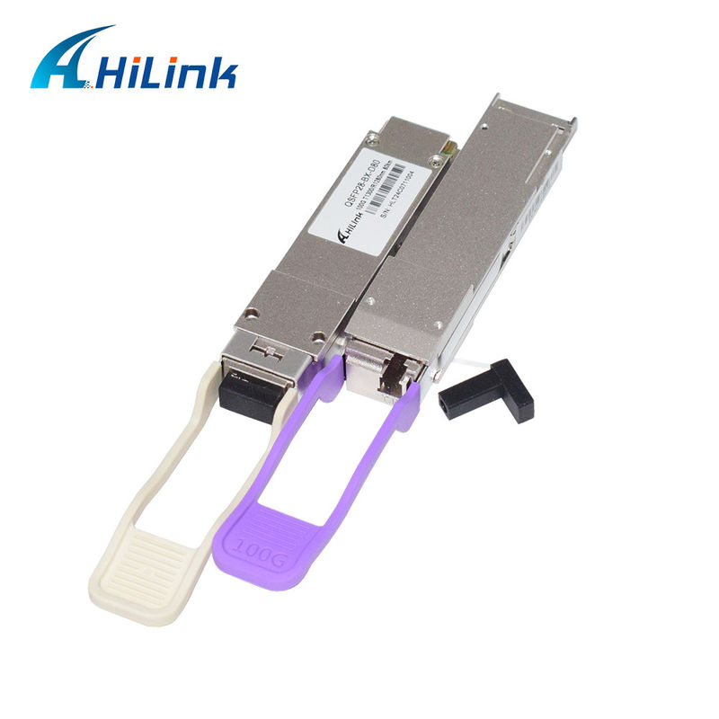 QSFP28 BIDI 100G ZR QSFP28 80km 1280/1300nm 100GBASE-BX80 Módulo QSFP28 80km LC