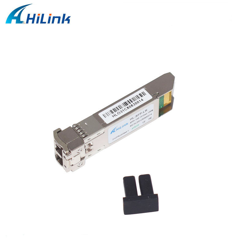 Módulo óptico SFP 10G 1310nm 10KM/20KM compatible, con velocidad de datos base de 10G, temperatura de funcionamiento de 0 a 70C