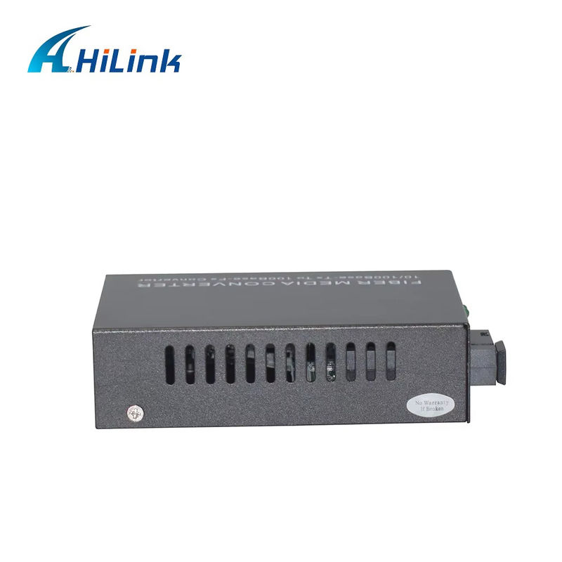 BIDI WDM Convertidor de medios de fibra óptica única 10/100M 1310/1550nm Equipo óptico SFP de 20 km