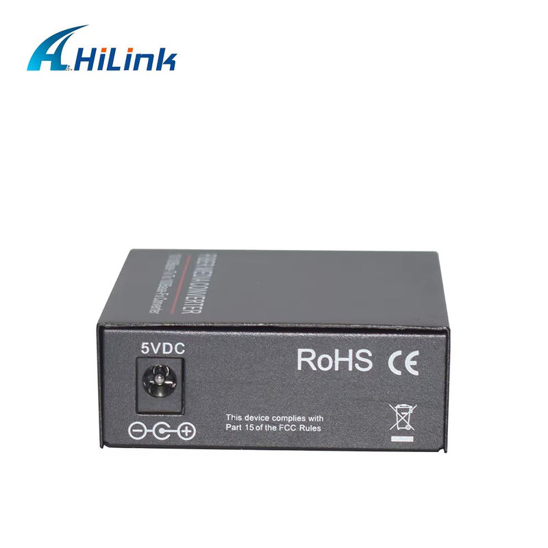 BIDI WDM Convertidor de medios de fibra óptica única 10/100M 1310/1550nm Equipo óptico SFP de 20 km
