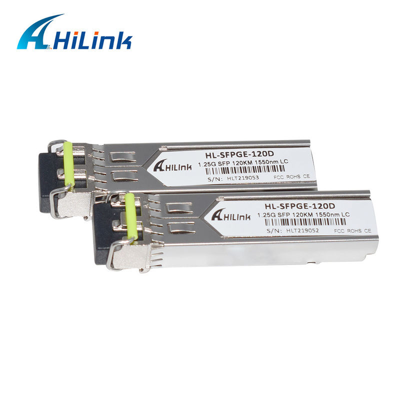 HL-SFPGE-120D HILINK 1.25G SFP Larga distancia 120km 1550nm Conector LC módulo GBIC DDM