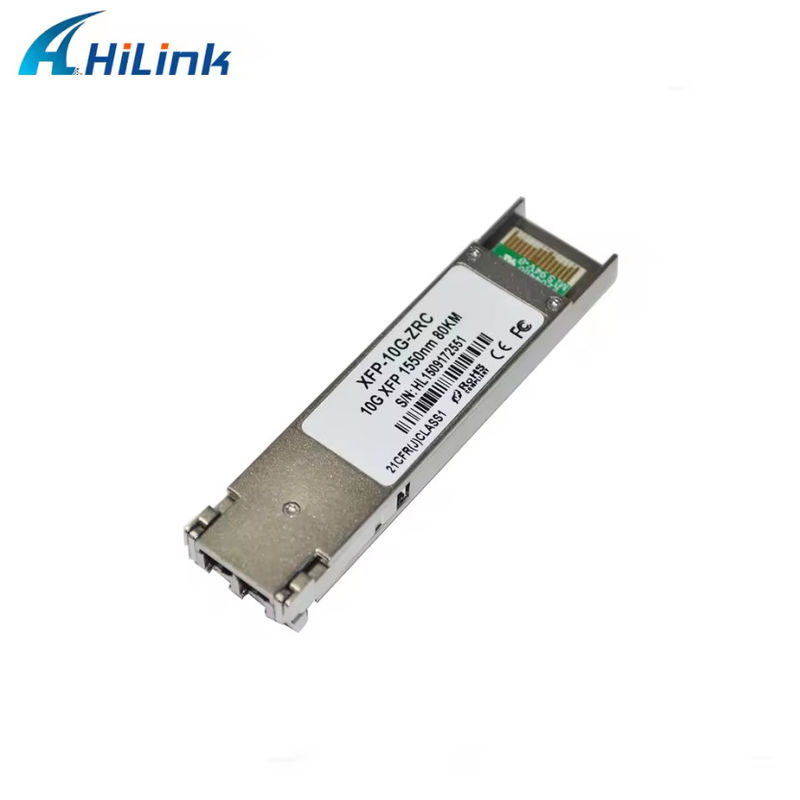 3 años de garantía 10G-XFP-ZR-80km Hilink 10Gb/s 1550nm 80km Fibra dúplex SM XFP GBIC módulo de receptor