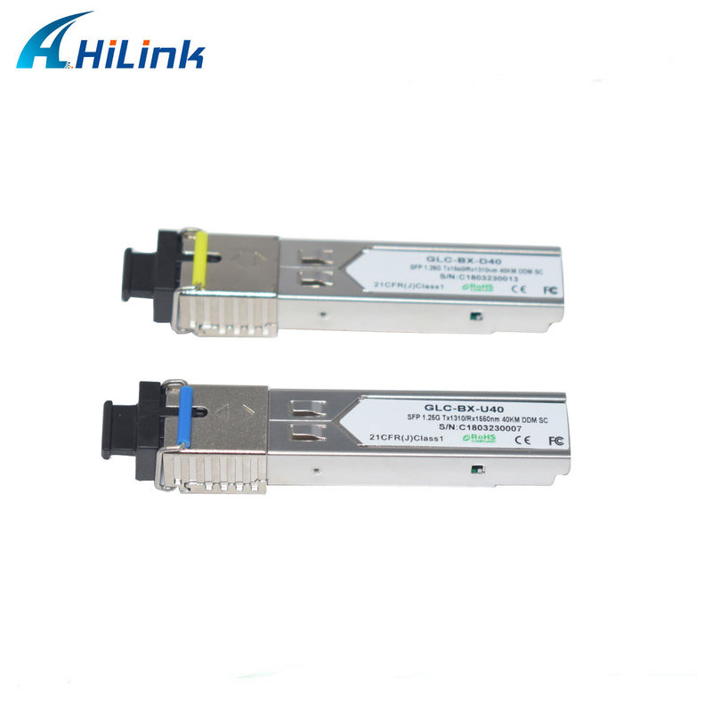 Hilink 1.25G SFP BIDI 40KM 1310/1490 ((1550nm) LC / SC Conector módulo de fibra óptica