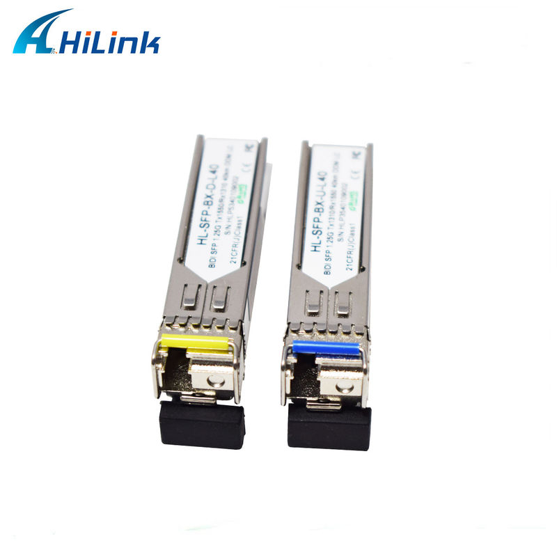 Hilink 1.25G SFP BIDI 40KM 1310/1490 ((1550nm) LC / SC Conector módulo de fibra óptica