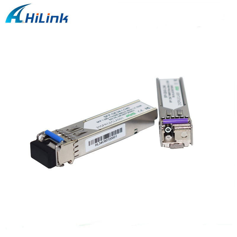 Hilink 1.25G SFP BIDI 40KM 1310/1490 ((1550nm) LC / SC Conector módulo de fibra óptica
