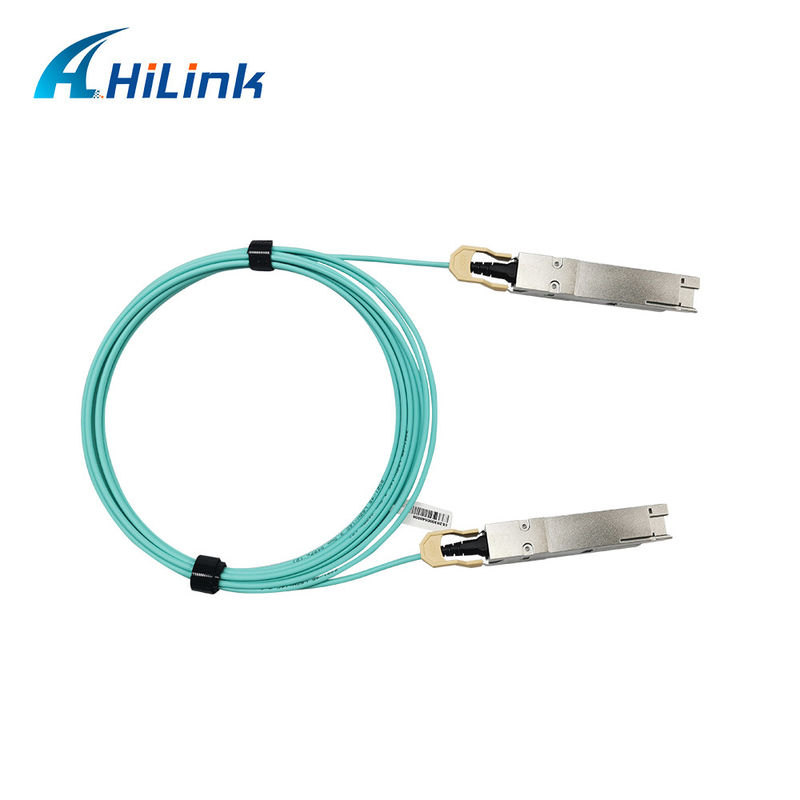 400G QSFP DD Cable óptico activo 8x26.5625GBd ((PAM4) Interfaz eléctrica Cable MMF DDM 3M