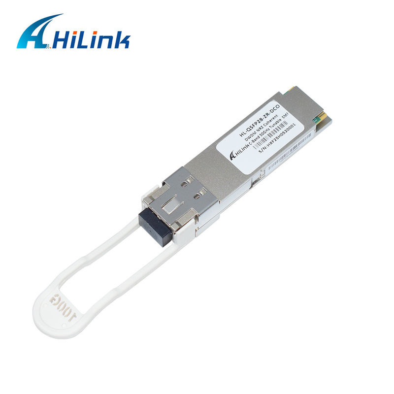 100G ZR QSFP28 DCO 120KM banda C sintonizable con transceptor óptico digital coherente DOM LC