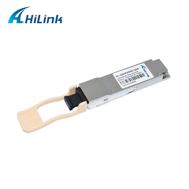 Nuevo y moderno módulo de fibra óptica QSFP56 SR4 de 200G, base de 850NM, alcance de 100M, multimodo, conector MPO