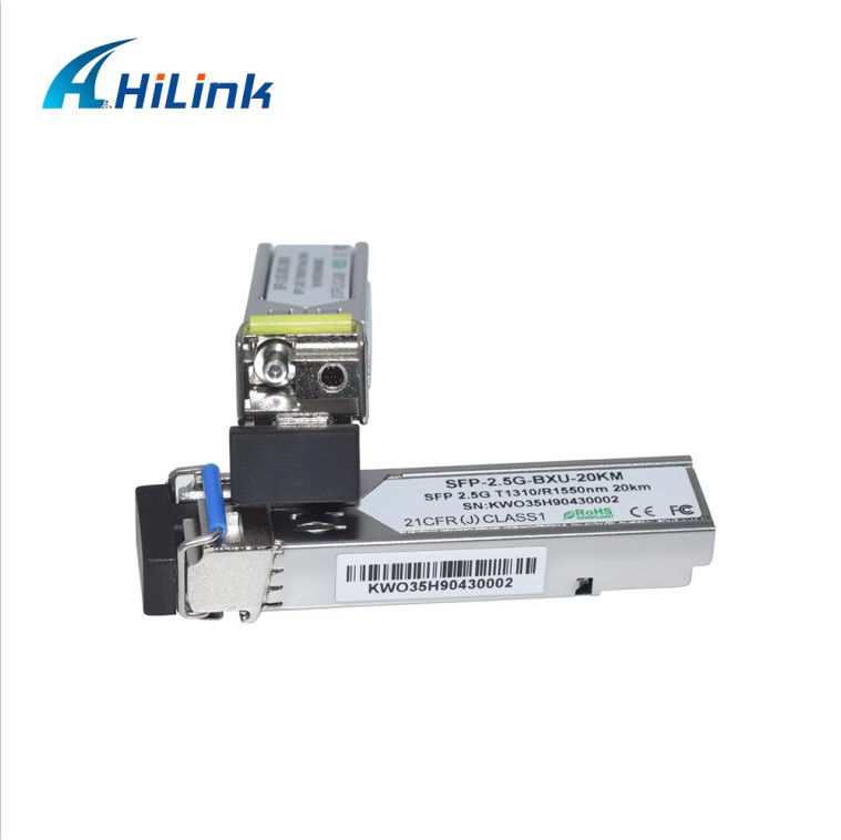 Módulo SFP Hilink 2.5G Base BIDI 20KM WDM 1310NM/1550NM Conector LC