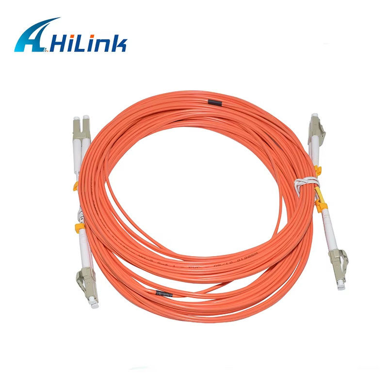 5M LC/UPC a LC/UPC Cordón de parcheado 2.0mm Duplex Multi-Mode OM2 Cables de fibra