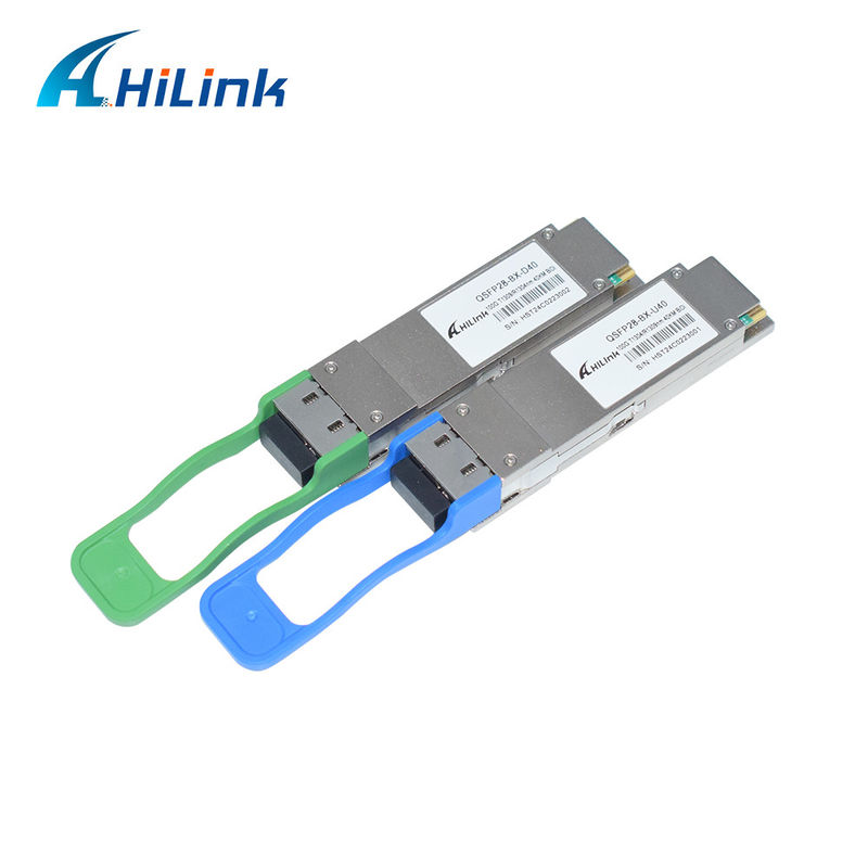 100G QSFP28 BIDI Transceptor óptico 40KM 100G-ER1-40 MSA EML láser APD receptor 1309.14nm/1304.58nm