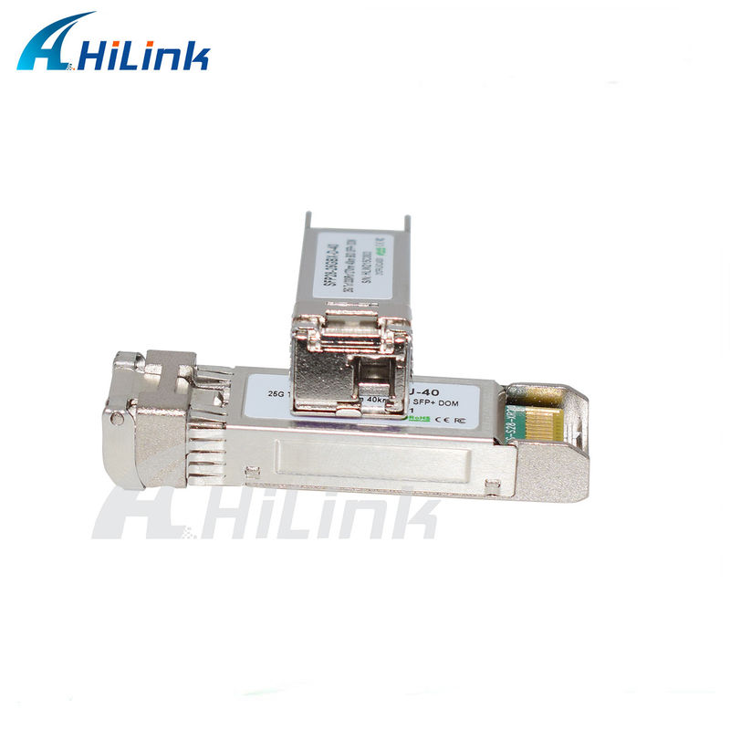 Transceptores SFP28 BIDI de 25 Gb/s y 40 km, con conector LC único, conectable en caliente y totalmente conforme con RoHS