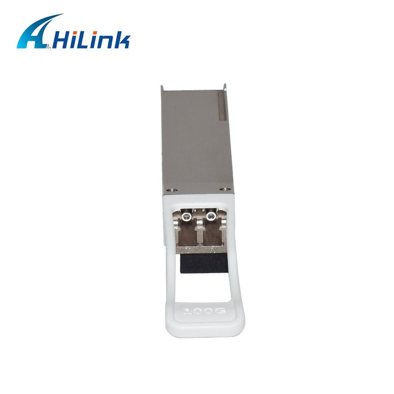 100Gb/s 60km QSFP28 Transceptor Conector LC dúplex conectable en caliente EML+PIN con SOA DDM de modo único