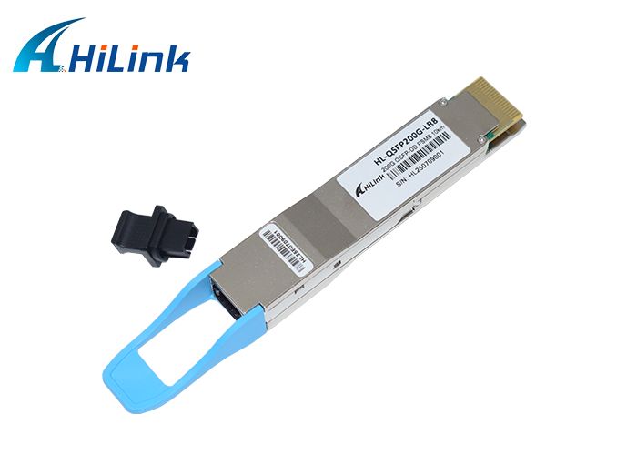 Transceptor óptico QSFP DD PSM8 MPO16 de 10 km 200G con DDM/DOM, longitud de onda de 1310 nm para una integración de red perfecta