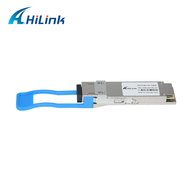 Módulo de transceptor óptico QSFP28 CWDM4 de 10 km de conexión en caliente 100Gb/s para aplicaciones de routers de conmutadores LAN WAN Ethernet